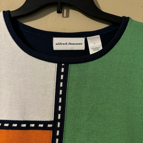 Vintage Alfred Dunner knit T-shirt top - Picture 3 of 3